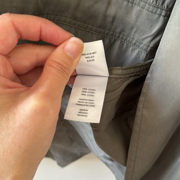 Rails Miles Utility Jacket Sage Green Size Medium - Picture 8 of 9